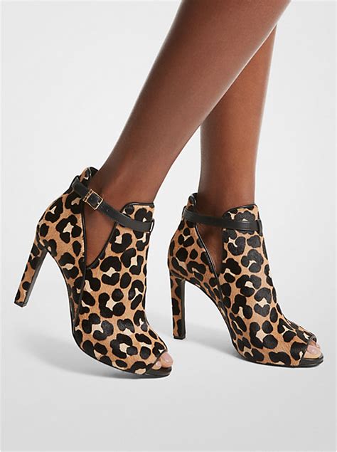 michael kors leopard dress|michael kors lawson open toe.